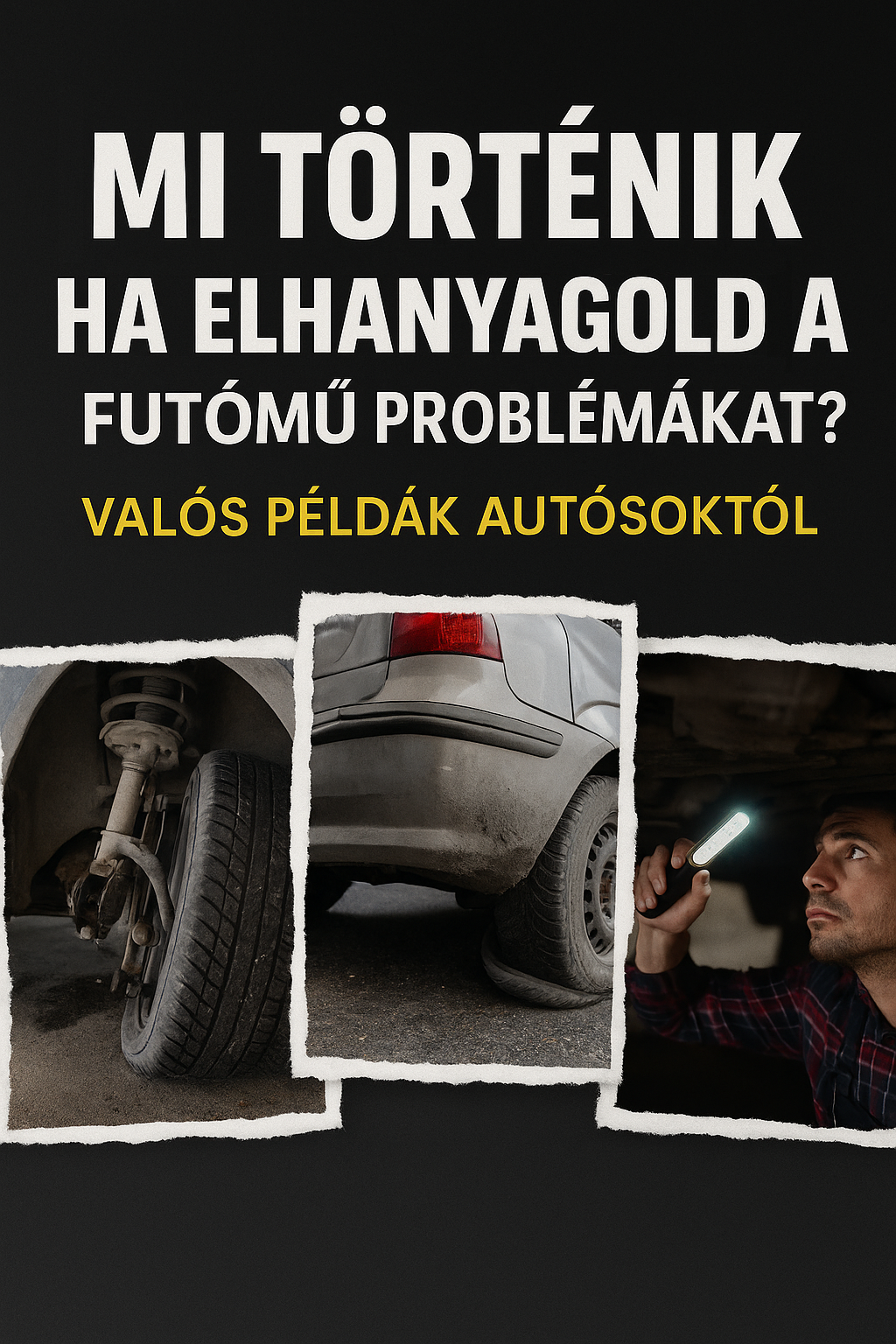 Mi történik, ha elhanyagolod a futómű problémákat? – Valós példák autósoktól