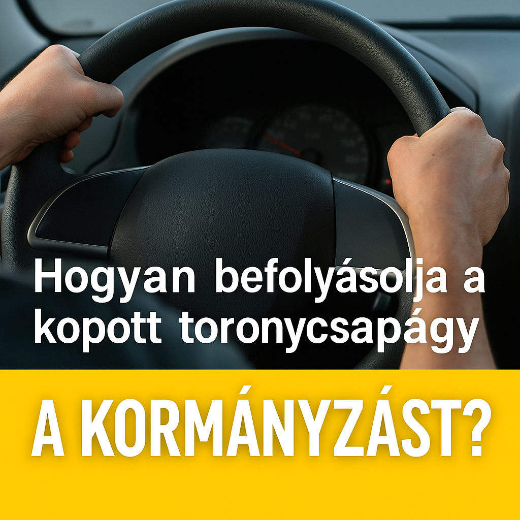 Hogyan befolyásolja a kopott toronycsapágy a kormányzást?