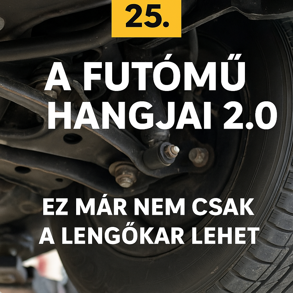 A futómű hangjai 2.0 – Ez már nem csak a lengőkar lehet
